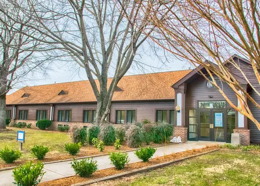 Welcoming exterior of IAFF Center of Excellence, an intensive outpatient program in Maryland.